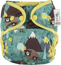 Load image into Gallery viewer, close parent pop in Reusable Cloth nappy snaps BearLittle twidlets
