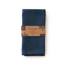 Load image into Gallery viewer, Organic Cotton Tea Towels - Herringbone Weave - Set of 2
