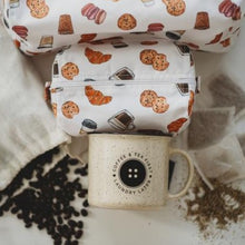Load image into Gallery viewer, Buttons Diapers MugButtons Diapers Mug Little Twidlets. Coffee and Tea first laundry later
