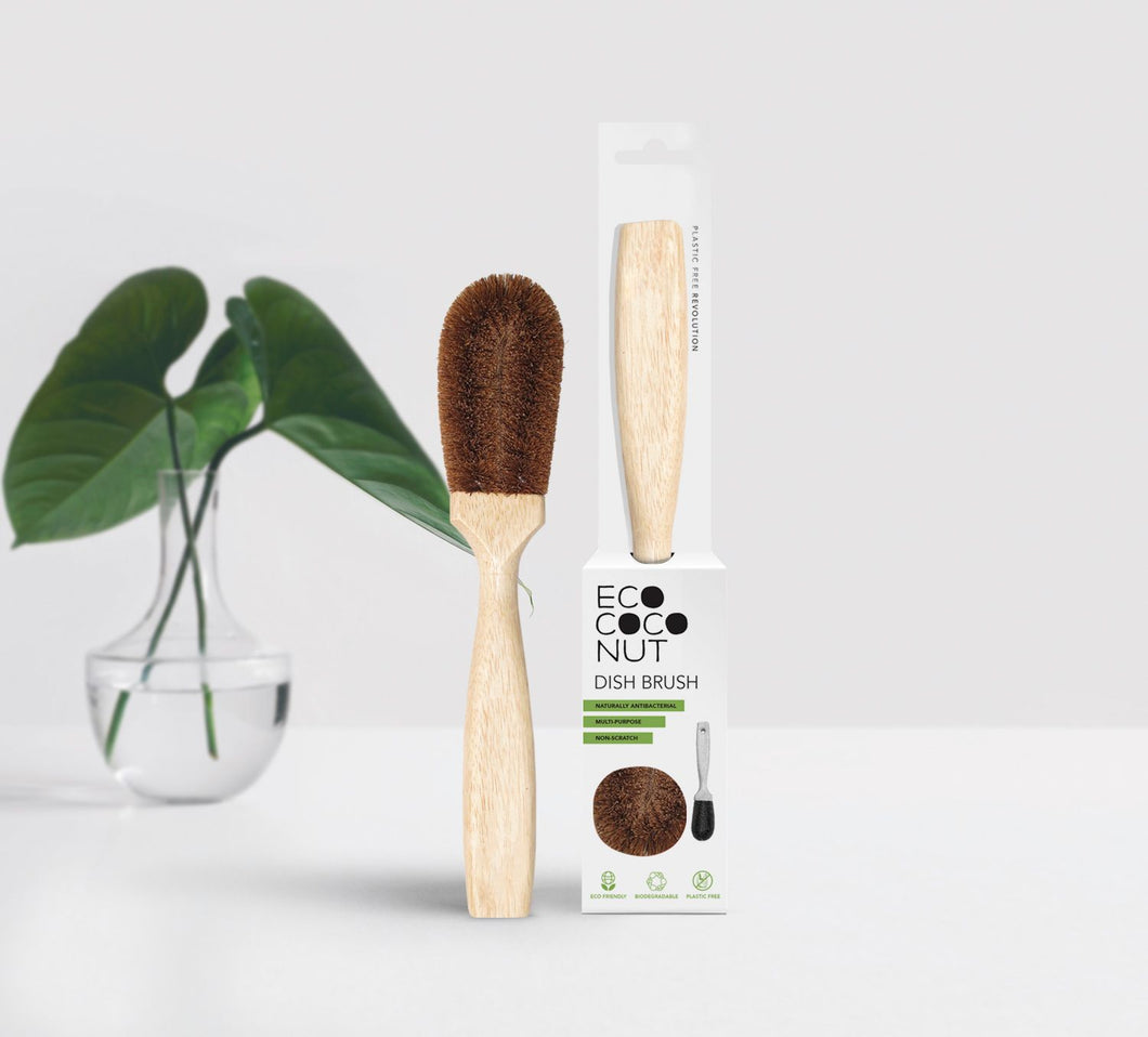 EcoCoconut Plastic Free Dish Brush | Little Twidlets