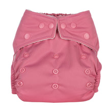 Load image into Gallery viewer, baba and boo reusable one size cloth nappy little twidlets rose light pink
