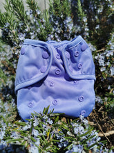 Load image into Gallery viewer, bebeboo violet purple reusable wrap nappy cover Little twidlets
