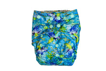 Load image into Gallery viewer, Bebeboo turtle reusable cloth nappy Little Twidlets 
