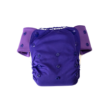 Load image into Gallery viewer, Little Twidlets Bebeboo Grow Purple aubergine pull up training pants 
