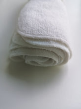Load image into Gallery viewer, 12 Pack Muslinz Bamboo Cotton Terry Wipes white
