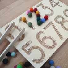 Load image into Gallery viewer, Hellion Toys Wooden Number Board | Hadley Green Home 
