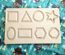 Load image into Gallery viewer, Hellion toys wooden shape board | Hadley Green Home 
