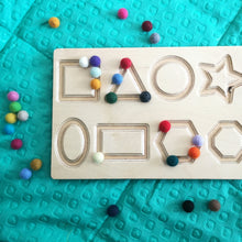 Load image into Gallery viewer, Hellion toys shape board with felt balls | Hadley Green Home
