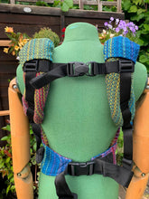 Load image into Gallery viewer, Sensimo Slings - Freely Grow - Buckle Carrier - Heart Woven Rainbow | Little Twidlets
