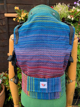Load image into Gallery viewer, Sensimo Slings - Freely Grow - Buckle Carrier - Heart Woven Rainbow | Little Twidlets
