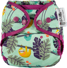 Load image into Gallery viewer, Close pop in Reusable nappy. Sloth | Little Twidlets
