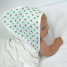 Load image into Gallery viewer, MuslinZ Hooded Baby Towel Little Twidlets
