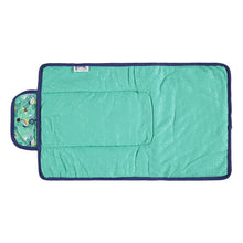 Load image into Gallery viewer, Close Parent Pop in Change &amp; Go Mat round the garden rolled out | Hadley Green Home 
