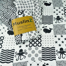 Load image into Gallery viewer, MuslinZ squares 3 pack organic cotton | Hadley Green Home
