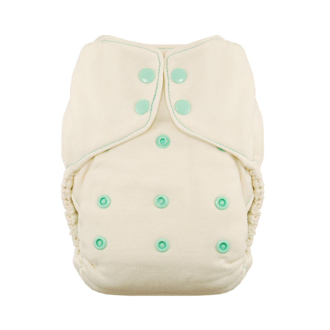 Thirsties_Natural_OS_Fitted_Moss cloth nappy little Twidlets