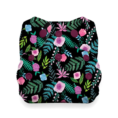 Thirsties Newborn, Natural, All in One Nappy - Snaps Little Twidlets 
