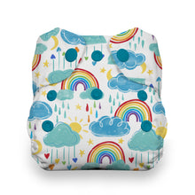 Load image into Gallery viewer, Thirsties_Natural_Newborn_AIO_Snap_Rainbow Little Twidlets
