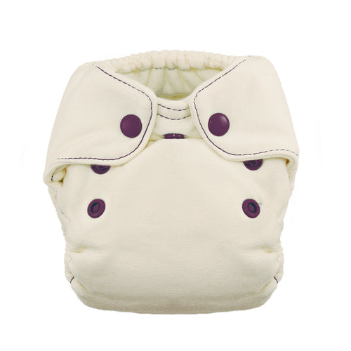 Thirsties_Natural_Newborn_Fitted_Snapdown_Plum little twidlets