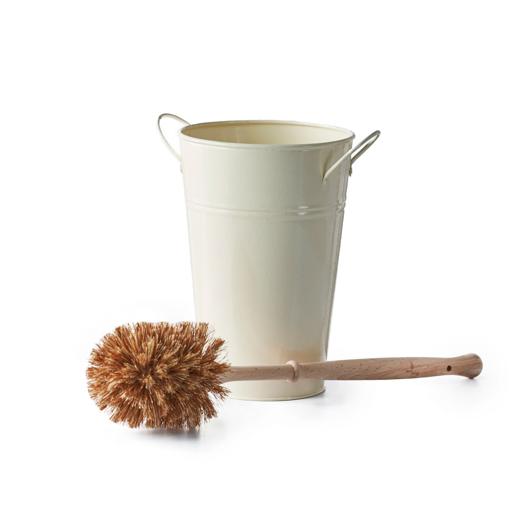 Plastic Free Toilet Brush & Holder Set - Large Brush