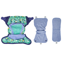 Load image into Gallery viewer, Close Parent Pop In Reusable Nappy - Hook and Loop | Little Twidlets Inside the nappy
