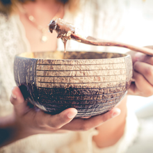 Load image into Gallery viewer, Eco-friendly Coconut Bowl &amp; Spoon Single Set Jungle Culture Little Twidlets
