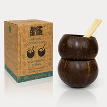 Load image into Gallery viewer, Coconut Cups | Natural Coconut Shell Cup, Set of 2 Little Twidlets
