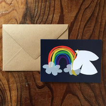 Load image into Gallery viewer, Rainbow dove thank you, get well soon card hannah Day, shrewsbury Little Twidlets
