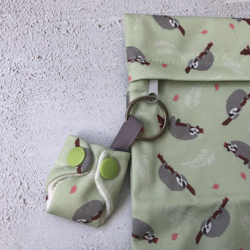 Baba and Boo Cloth Nappy keyring sloth Little Twidlets 