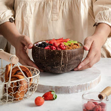 Load image into Gallery viewer, Eco-friendly Coconut Bowl &amp; Spoon Single Set Jungle Culture Little Twidlets
