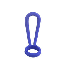 Load image into Gallery viewer, Sloop Loop for One Green Bottle reusable water bottle silicone holder carrier Little Twidlets Iris Purple 
